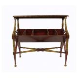 Chinoiserie Decorated Bamboo Form Magazine