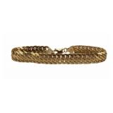JEWELRY. Italian 14kt Gold Articulated Bracelet.