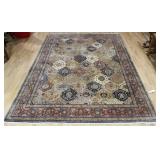 Vintage And Finely Hand Knotted Carpet.