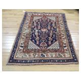 Antique And Finely Hand Knotted Carpet.