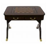 Maitland Smith Mahogany Game Table.