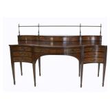 BAKER Federal Style Inlaid Mahogany Sideboard