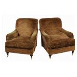 O. HENRY HOUSE Pair Of Upholstered Lounge