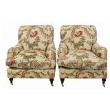 O. HENRY HOUSE Pair of Upholstered Lounge