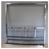 Midcentury Chrome  Milo Baughman Style Bed