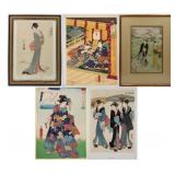 (5) Japanese Woodblock Prints.