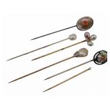 JEWELRY. (6) 14kt, 10kt, Sterling and Metal Pearl