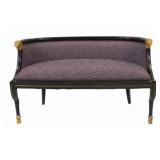 Vintage Carved, Upholstered & Gilt Decorated