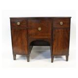 Antique Mahogany Server With Ebony Inlay.