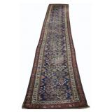 Vintage and Finely Hand Knotted Malayer Runner.