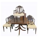 BAKER Mahogany Banded Mahogany Table