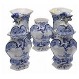 Lot Of Assorted Delft Porcelains .
