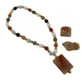 Collection of Jade Pendants and Seal Stamps.