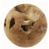 Large Solid Burl Walnut Ball.