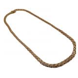 JEWELRY. Signed Z&F Articulated Woven Link
