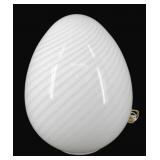 Large Vetri Murano Glass Egg Lamp.