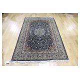 Vintage And Finely Hand Knotted Tabriz ? Carpet.