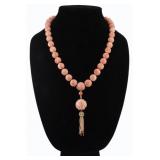 JEWELRY. Chinese Coral, and Seed Pearl