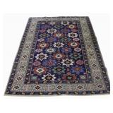 Vintage And Finely Hand Knotted Carpet
