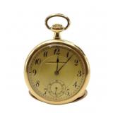 JEWELRY. E. Gubelin 18kt Gold Pocket Watch