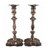 SILVER. Pair of William Hutton & Sons English