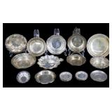 STERLING. (24) Pcs. Assorted Sterling Hollowware.