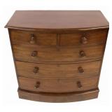 19th Century Mahogany 2 Over 3 Drawer Chest.