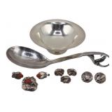 STERLING. Collection of Georg Jensen Jewelry and