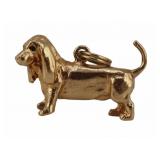 JEWELRY. Vintage Dachshund Puppy Charm/Pendant.