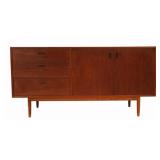 Midcentury Teak 3 Drawer 2 Door Cabinet.
