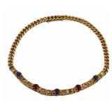 JEWELRY. Ruby, Sapphire, and Diamond Bracelet.