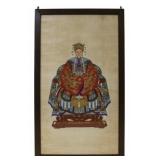 Large Chinese Female Ancestral Portrait in Court