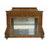 Antique Bronze Mounted Satinwood Tabletop Vitrine.