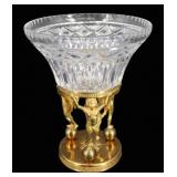 Fine French Bronze & Cut Crystal Centerpiece