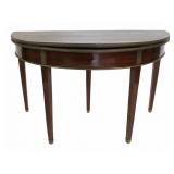 Antique Louis XVI Style Mahogany Flip Top Table.