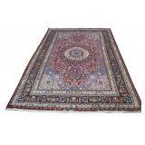 Vintage And Finely Hand Knotted Roomsize Carpet.
