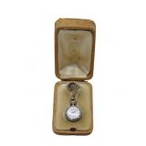 JEWELRY. Cased Antique Henry Capt Gold and Diamond