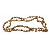 JEWELRY. 13.5kt Gold Beaded Necklace.
