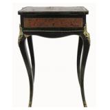 Antique Boulle Lift Top Vanity Stand.