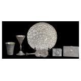 JUDAICA. Assorted Sterling and Russian Silver