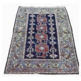 Vintage And Finely Hand Knotted Area Carpet
