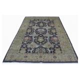 Vintage And Finely Hand Knotted Carpet.