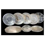 STERLING. (8) Assorted Sterling Trays.