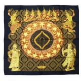 COUTURE. Hermes SIAM Silk Scarf with Box.