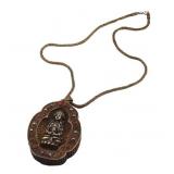 Tibetan Filigree Silver Gilt Buddhist Temple on