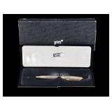Cased Montblanc Meisterstuck Solitaire Sterling