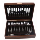 STERLING. Wallace "Rose Point" Sterling Flatware