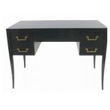 After Parzinger Midcentury Ebonized Desk.