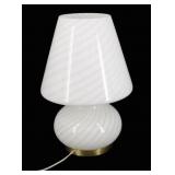 Midcentury Murano Glass Table Lamp.