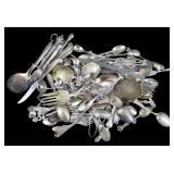 STERLING. Massive Sterling Flatware & Hollowware